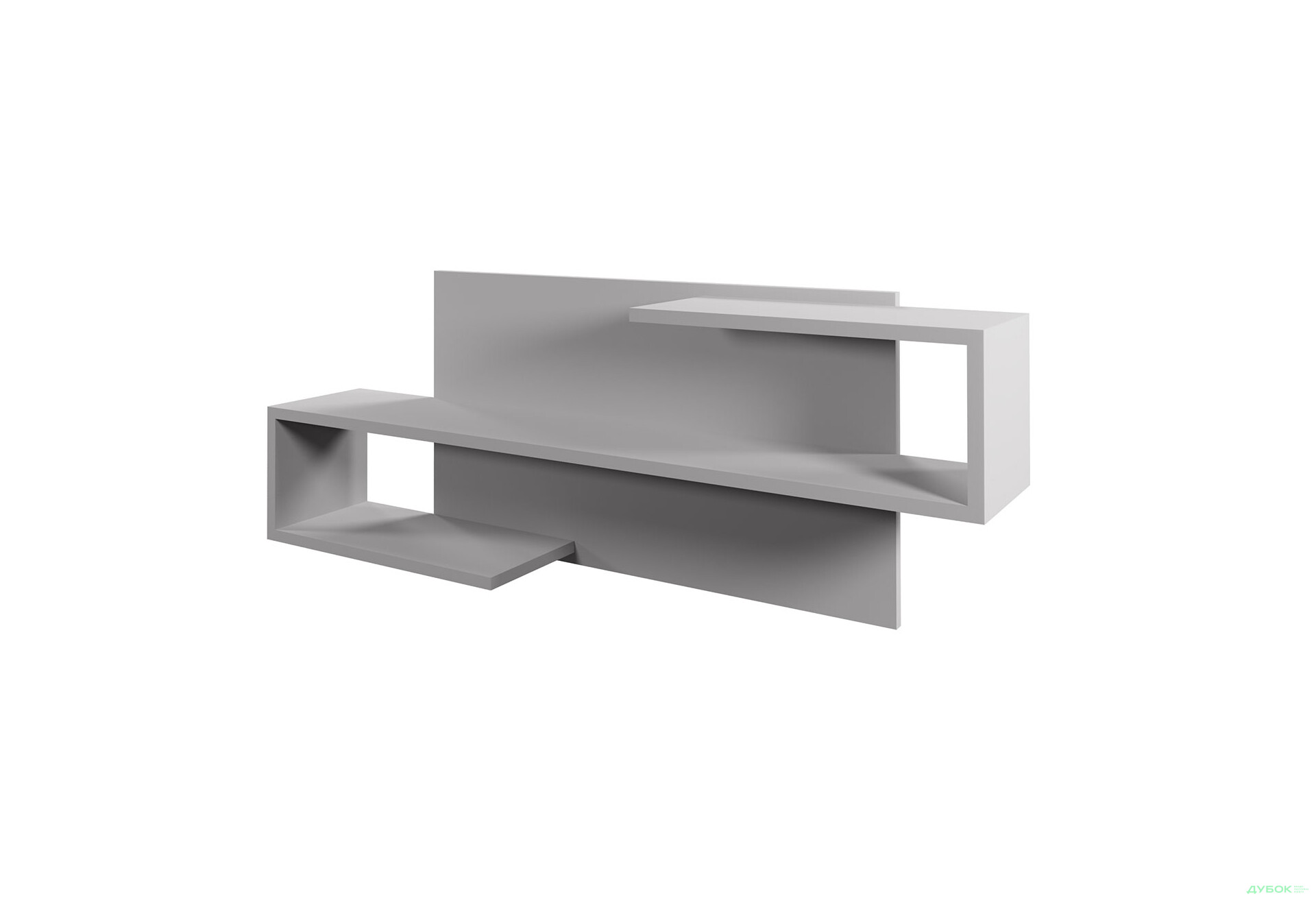 Изображение 1 - Настенная полка Viant АРС 70 см, серый / серый RAL 7004