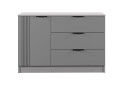 Зображення 3 - Комод Viant АРС з дверкою та 3 шухлядами 120 см, сірий / сірий RAL 7004
