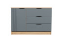 Изображение 5 - Комод Viant АРС с дверцей и 3 ящиками 120 см, тахо / темно-серый RAL 7012
