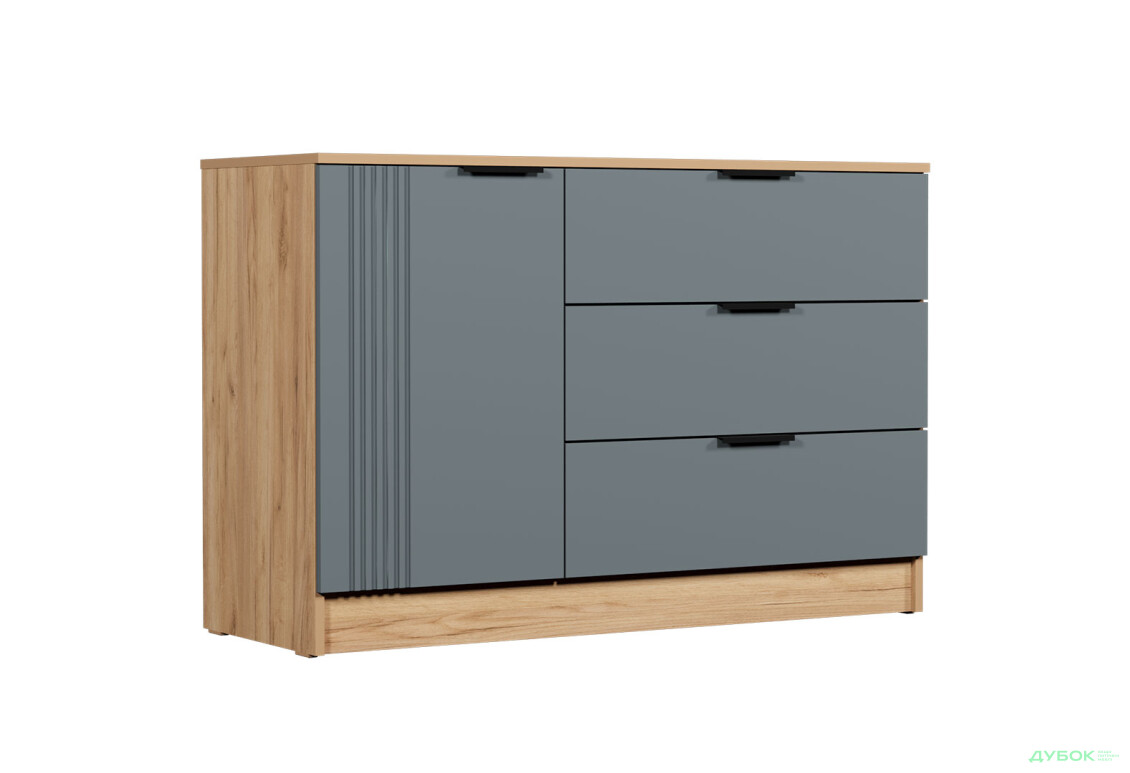 Изображение 4 - Комод Viant АРС с дверцей и 3 ящиками 120 см, тахо / темно-серый RAL 7012