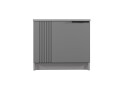 Зображення 3 - Приліжкова тумба Viant АРС ліва з 1 дверкою 50 см, сірий / сірий RAL 7004