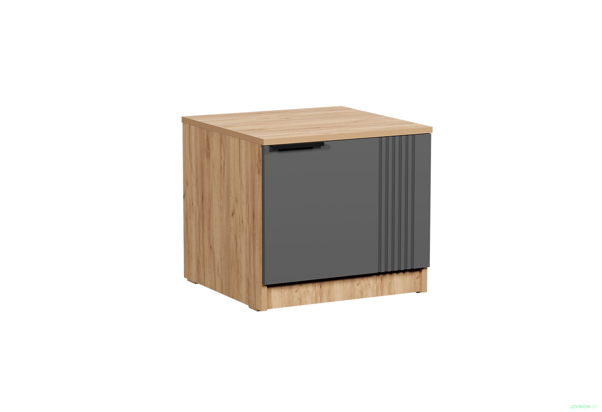 Изображение 4 - Прикроватная тумба Viant АРС правая с 1 дверцей 50 см, тахо / темно-серый RAL 7012