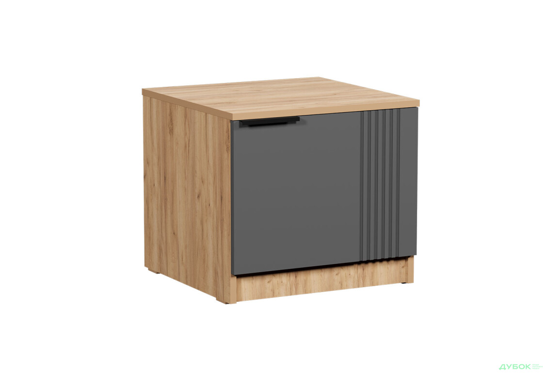 Изображение 4 - Прикроватная тумба Viant АРС правая с 1 дверцей 50 см, тахо / темно-серый RAL 7012