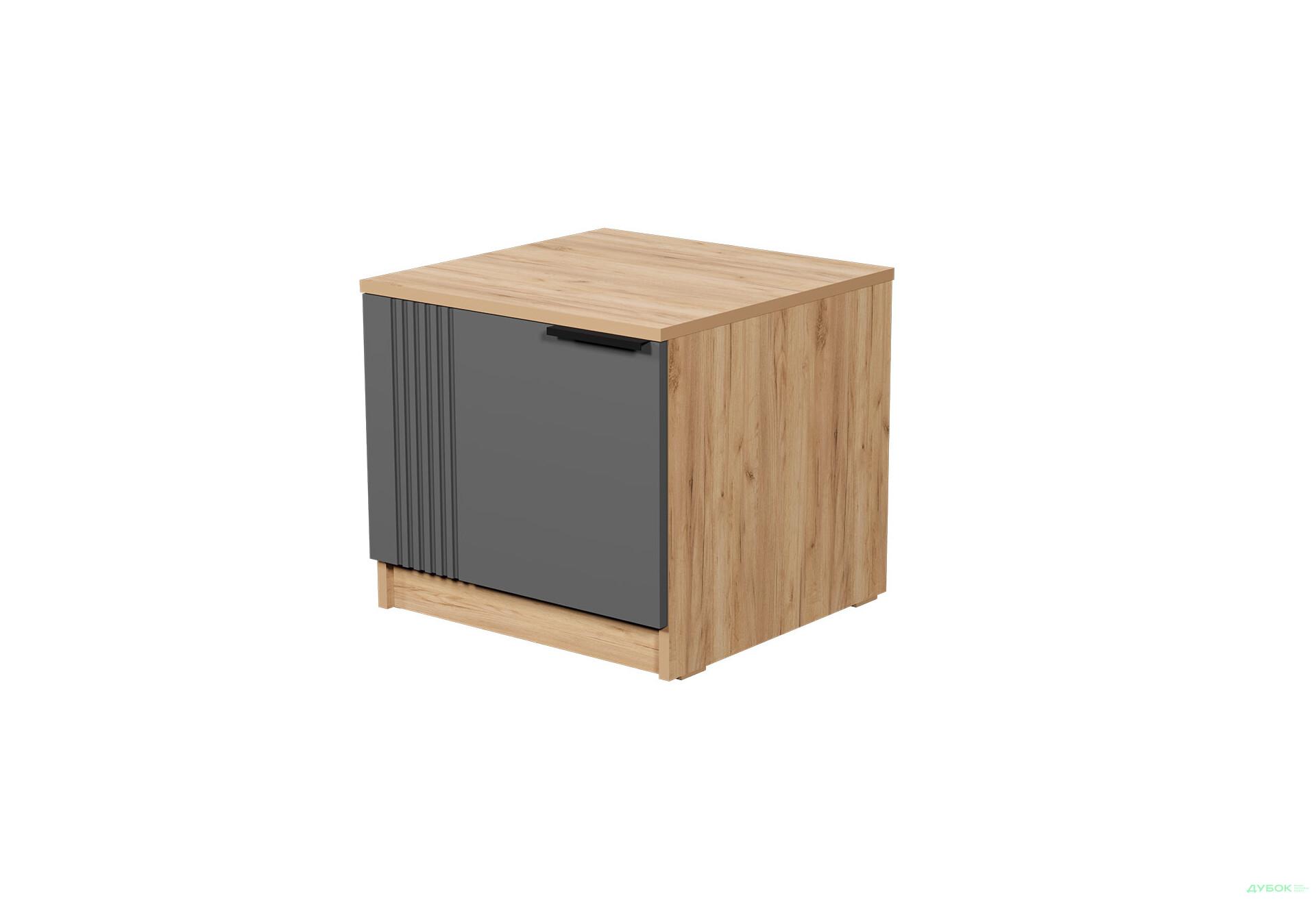 Изображение 1 - Прикроватная тумба Viant АРС левая с 1 дверцей 50 см, тахо / темно-серый RAL 7012