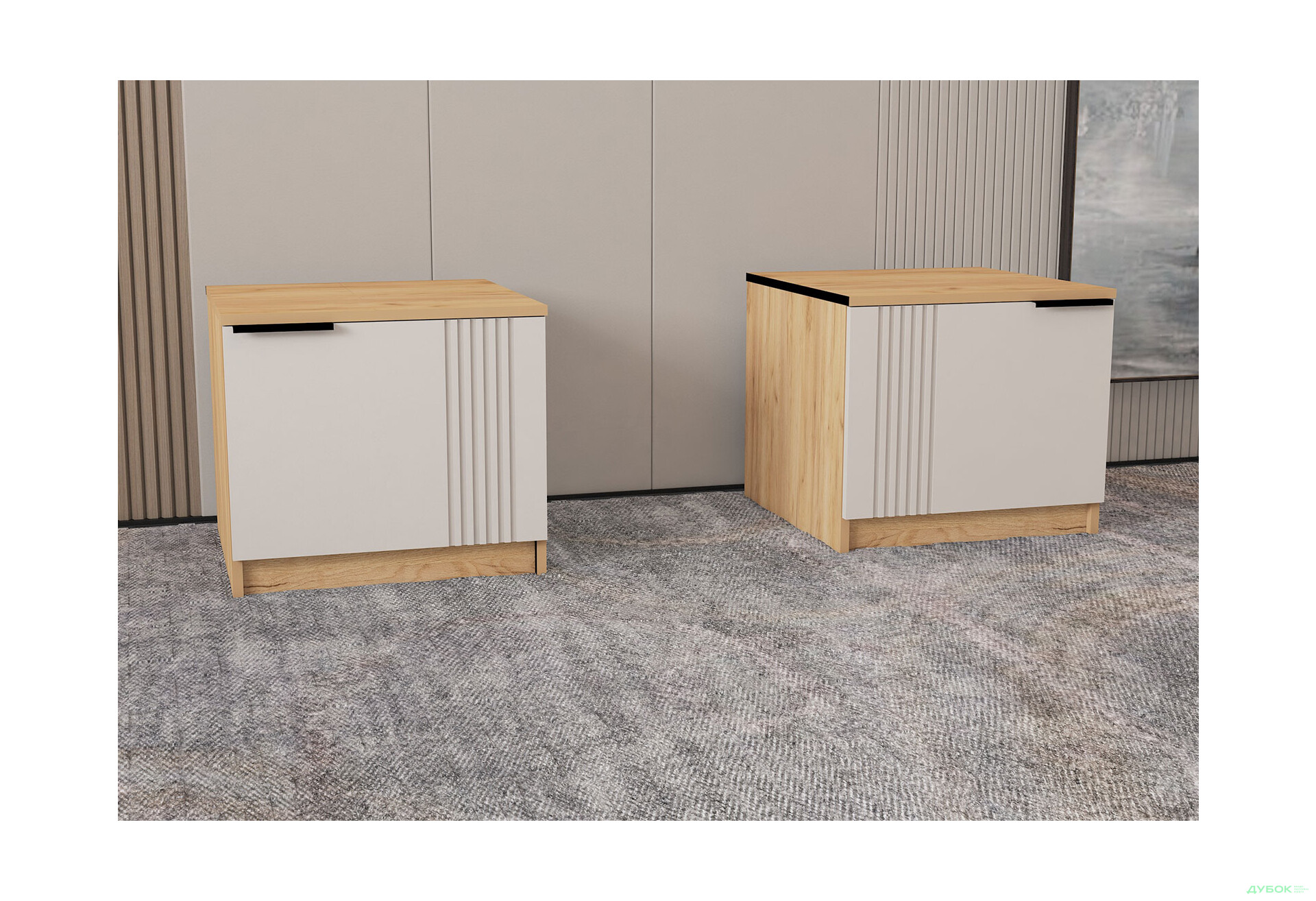 Изображение 2 - Прикроватная тумба Viant АРС левая с 1 дверцей 50 см, тахо / кашемир