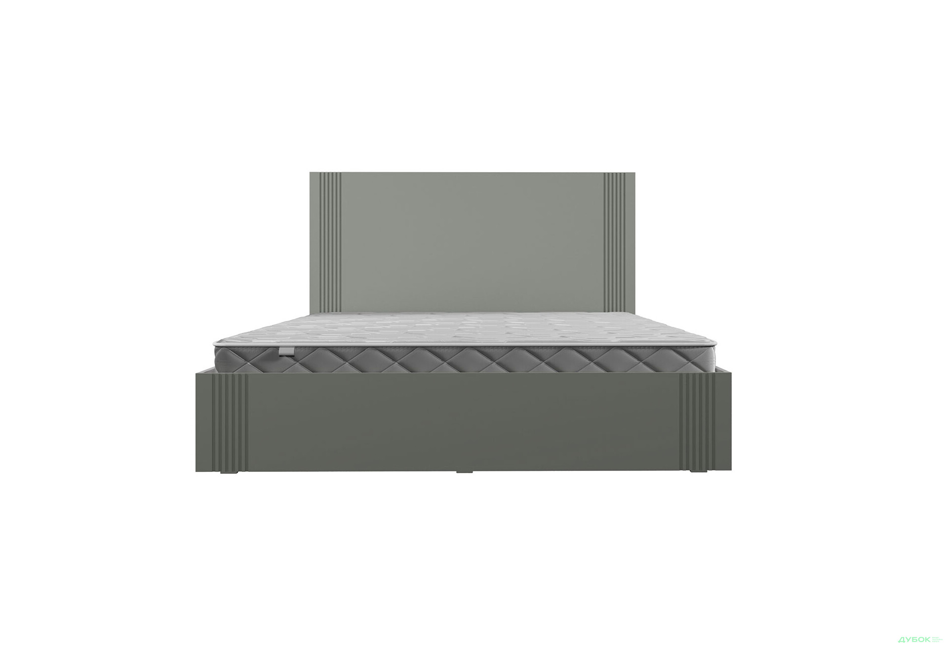 Изображение 4 - Кровать двухспальная Viant АРС с вкладом ДСП 160х200 см, серый/серый RAL 7004