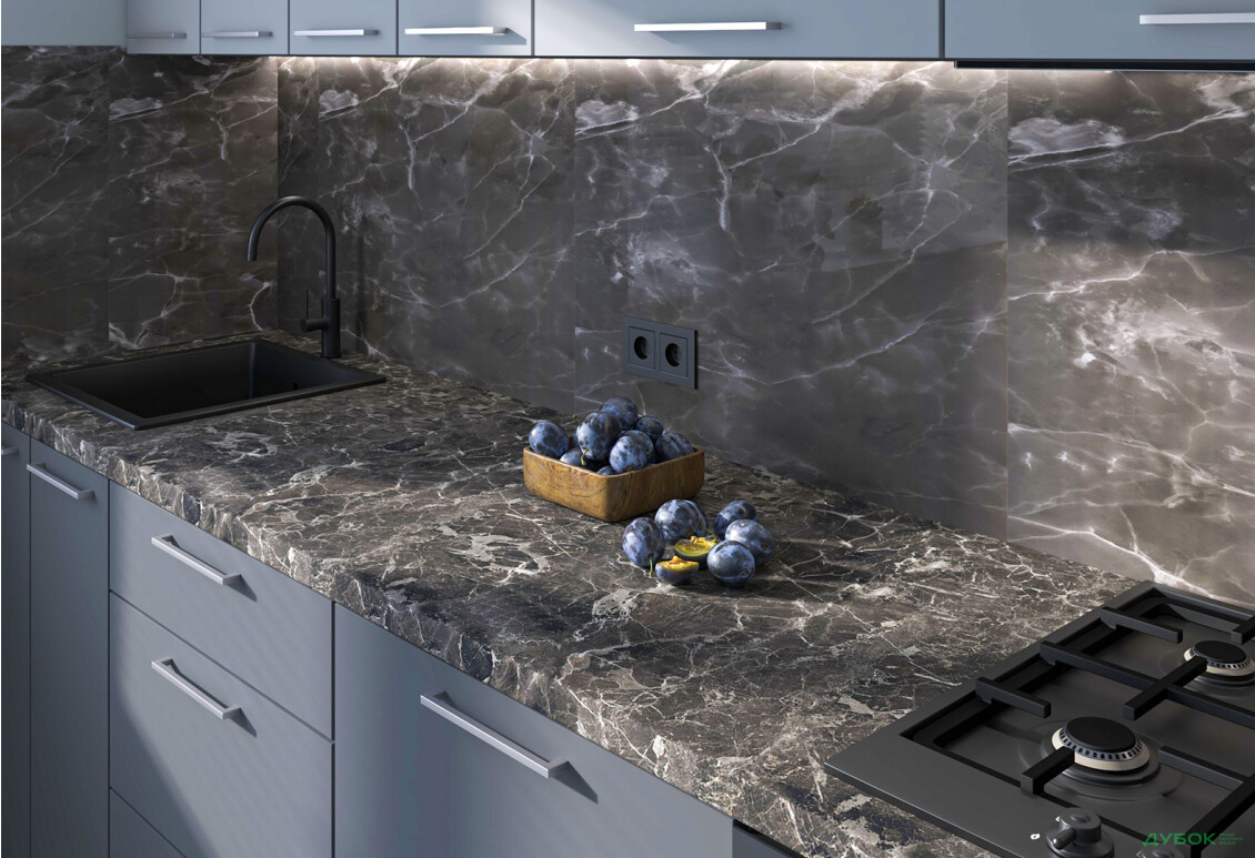 Зображення 3 - Кухня Мері / Mary 3.0 MiroMark Напівмат Сірий RAL 7036 / Напівмат Темно-Сірий RAL 7043, корп. антрацит