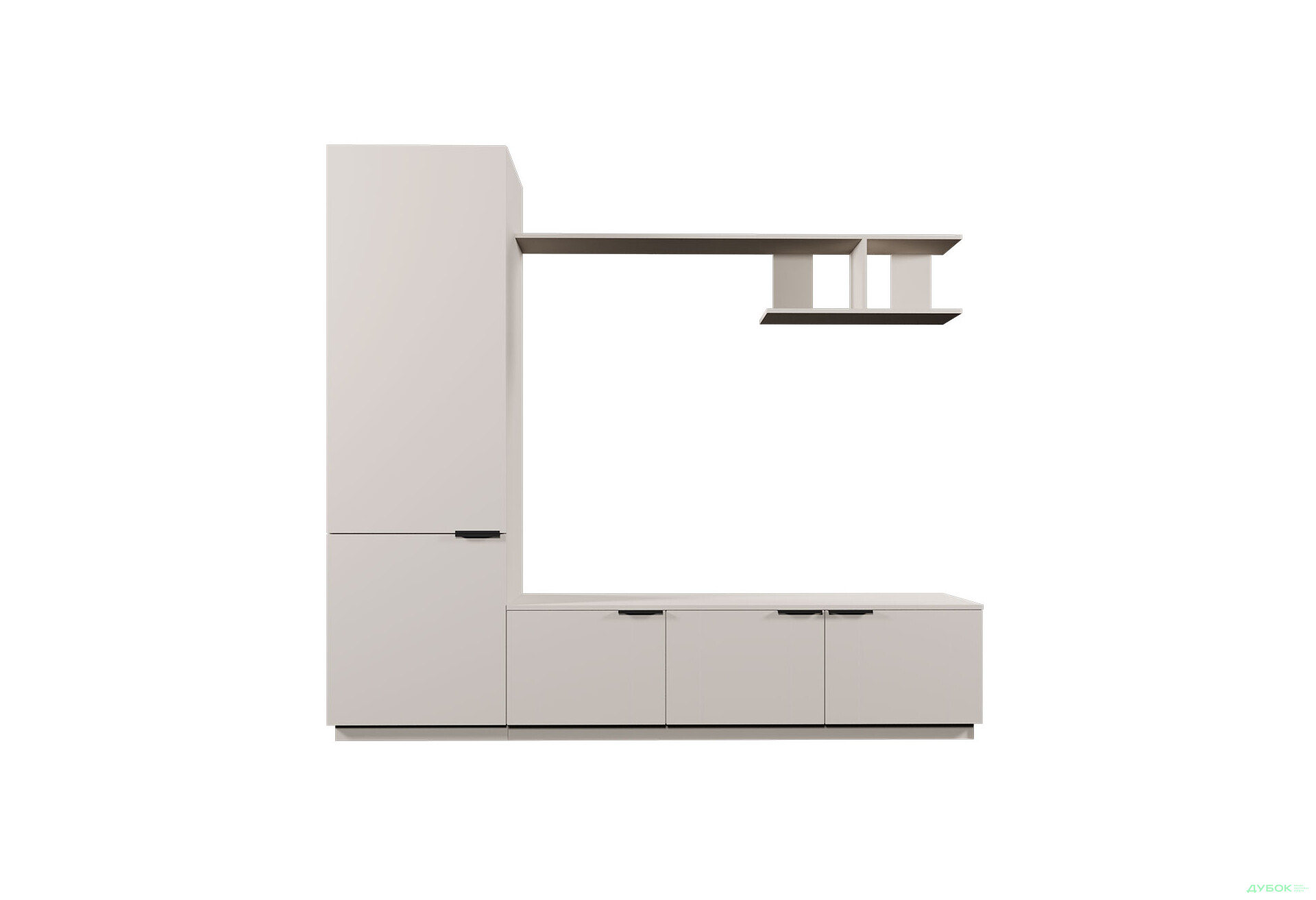 Зображення 2 - Вітальня Viant ВТ-2 з пеналом і полицею 200 см, кашемір