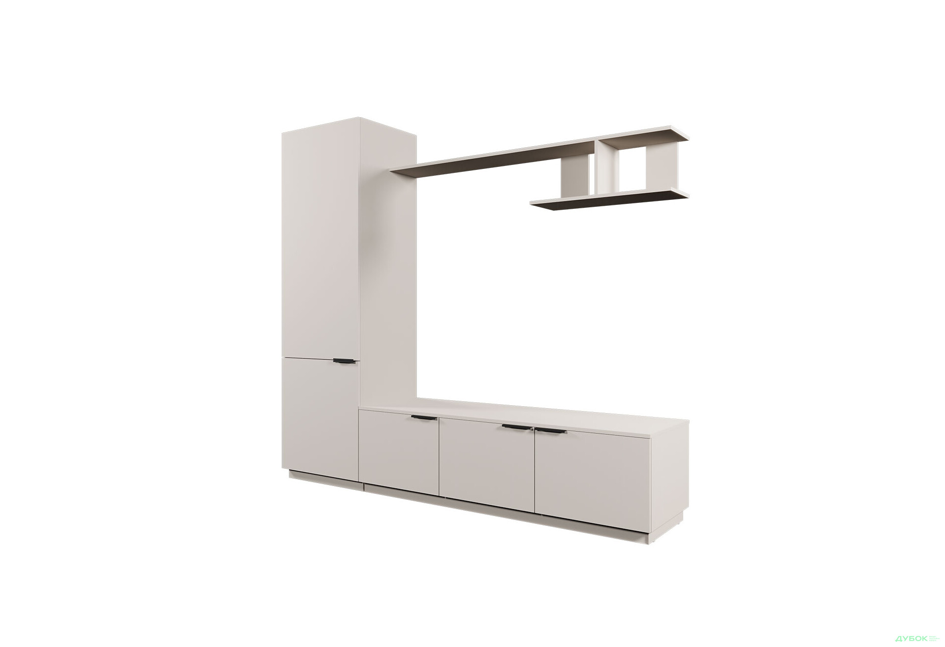 Зображення 3 - Вітальня Viant ВТ-2 з пеналом і полицею 200 см, кашемір