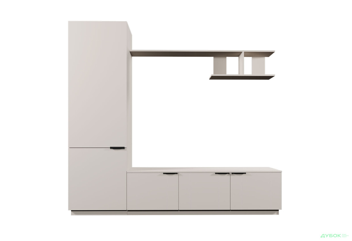 Зображення 2 - Вітальня Viant ВТ-2 з пеналом і полицею 220 см, кашемір