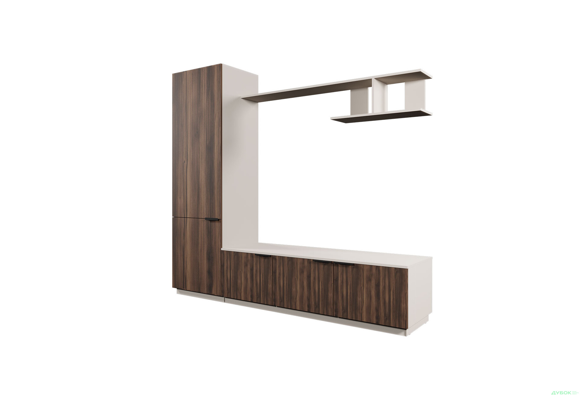 Изображение 3 - Гостиная Viant ВТ-2 с пеналом і полкой 220 см, кашемир / ристретто