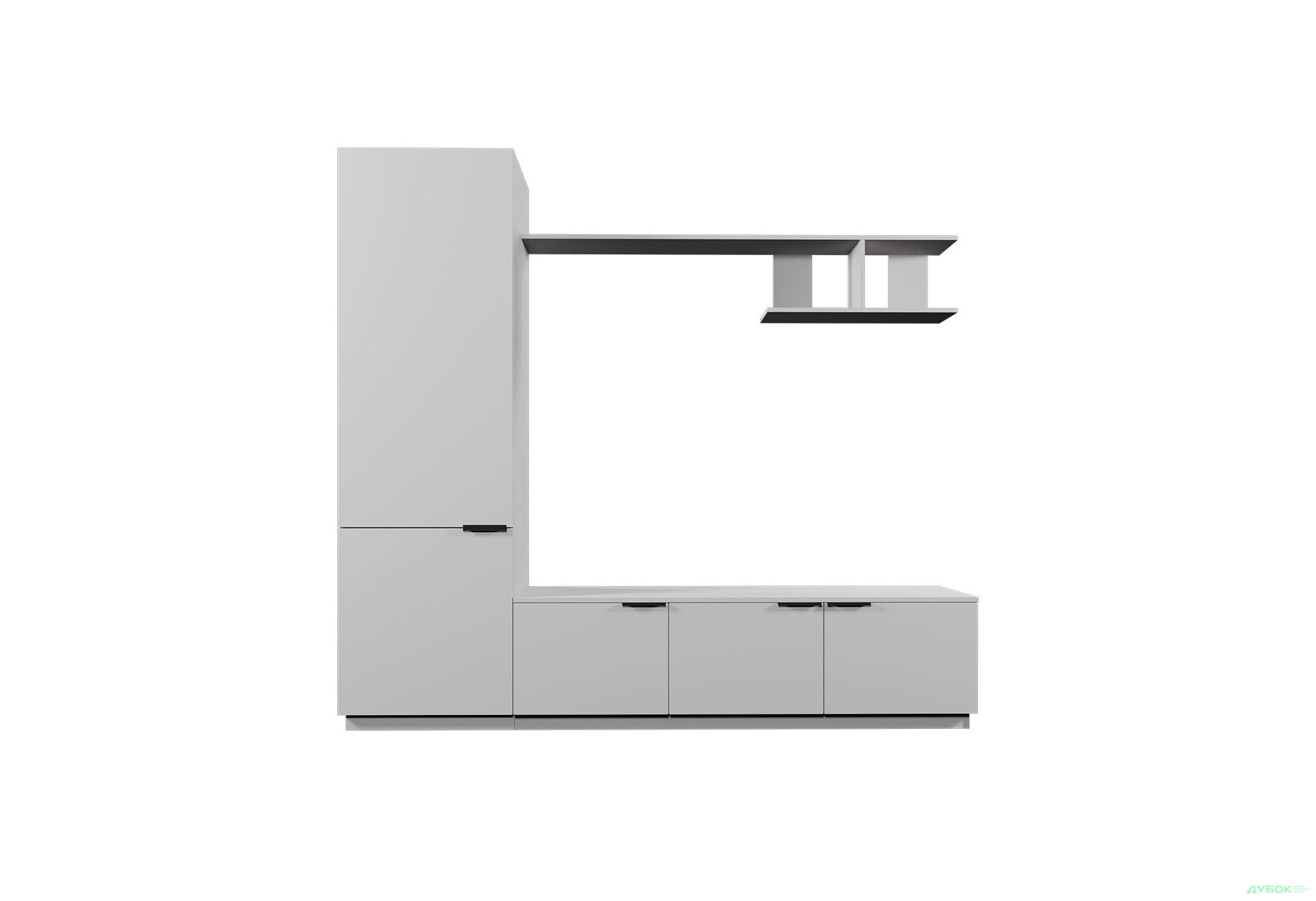 Изображение 2 - Гостиная Viant ВТ-2 с пеналом і полкой 220 см, серый