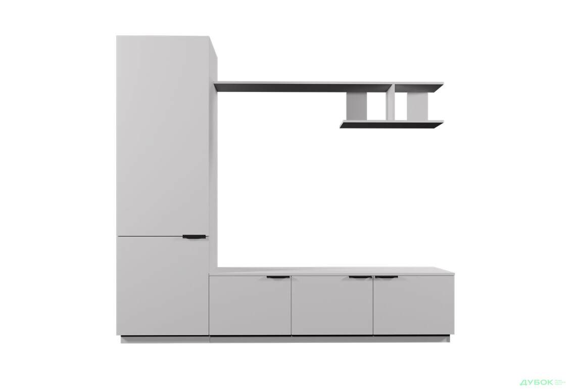 Изображение 2 - Гостиная Viant ВТ-2 с пеналом і полкой 220 см, серый