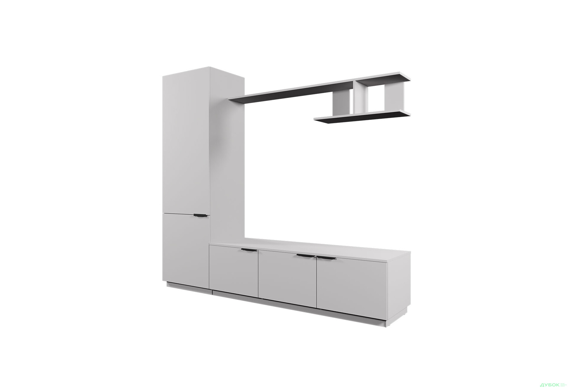 Изображение 3 - Гостиная Viant ВТ-2 с пеналом і полкой 220 см, серый