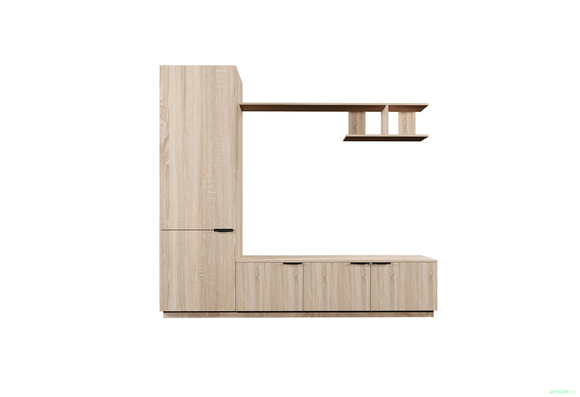 Изображение 3 - Гостиная Viant ВТ-2 с пеналом і полкой 220 см, дуб сонома