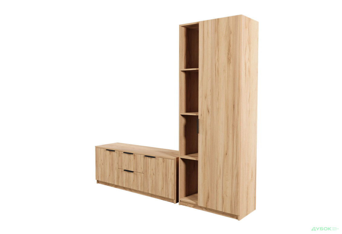 Изображение 3 - Гостиная Viant ВТ-4 с пеналом і стеллажом 180 см, дуб тахо