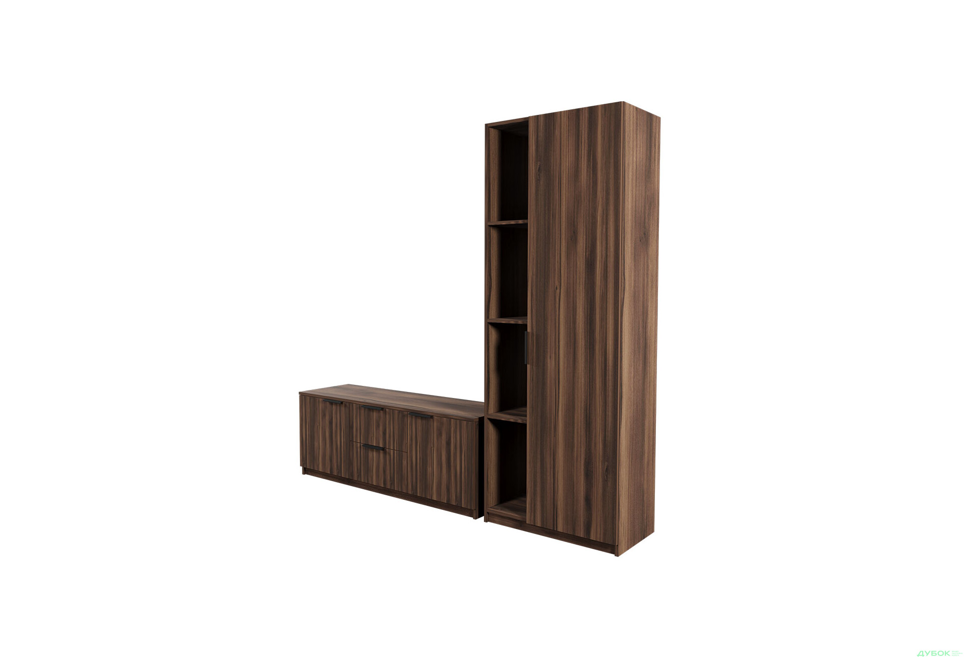 Изображение 2 - Гостиная Viant ВТ-4 с пеналом і стеллажом 200 см, ристретто