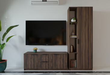 Вітальня Viant ВТ-4 з пеналом і стелажем 200 см, рістретто