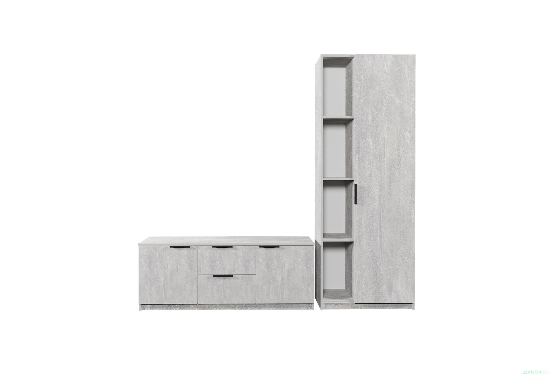 Изображение 3 - Гостиная Viant ВТ-4 с пеналом і стеллажом 200 см, индастриал