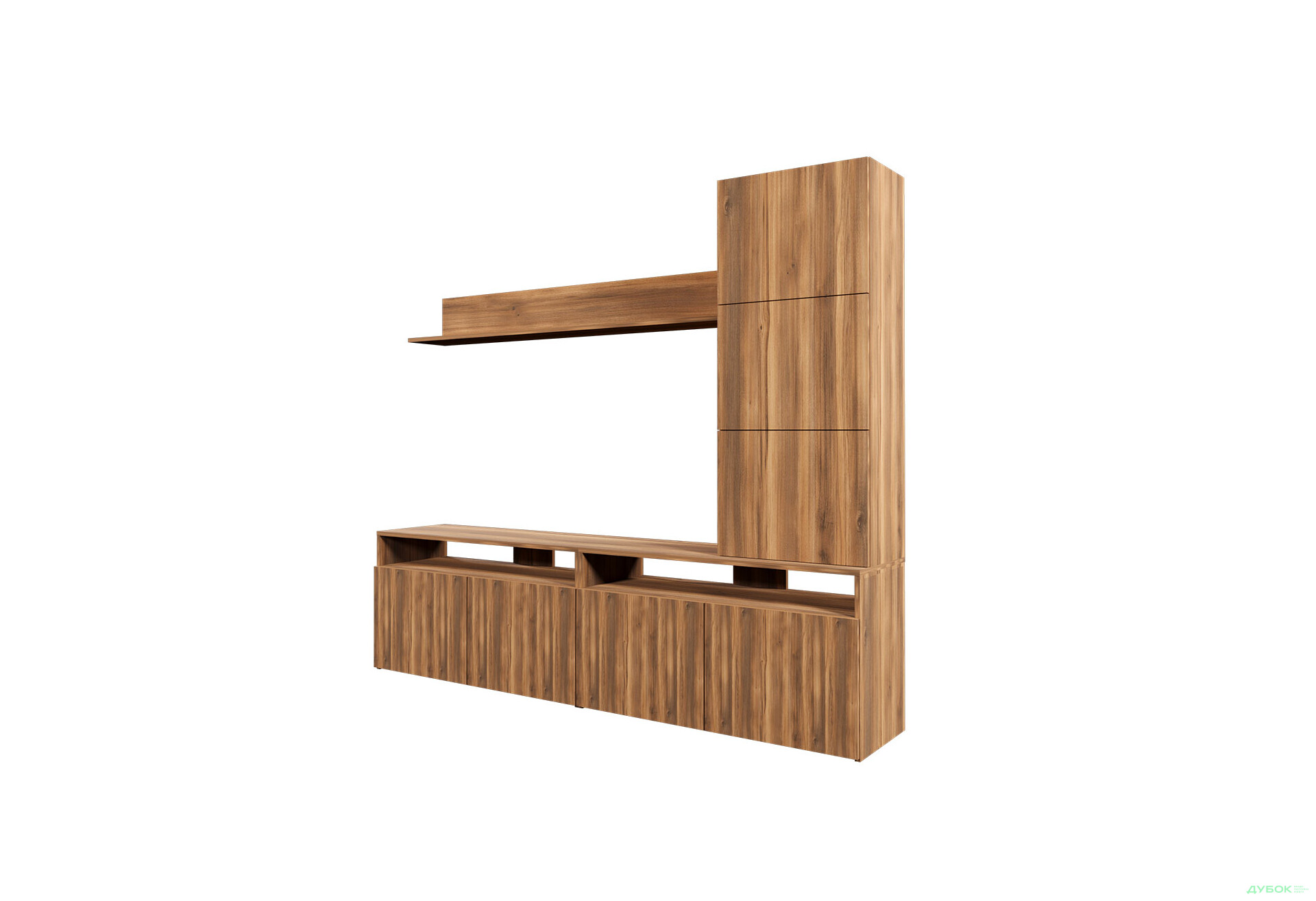 Изображение 2 - Гостиная Viant ВТ-3 с надставкой и полками 180 см, янтарь