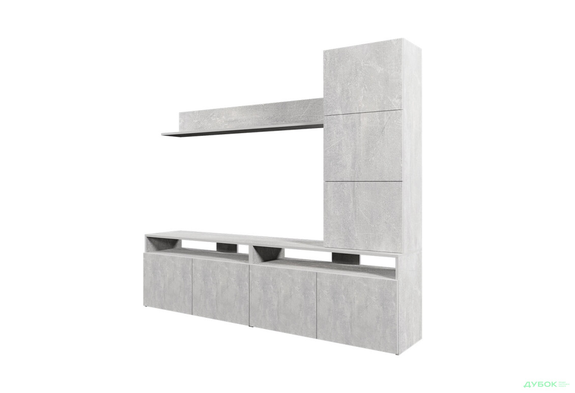 Изображение 2 - Гостиная Viant ВТ-3 с надставкой и полками 180 см, индастриал