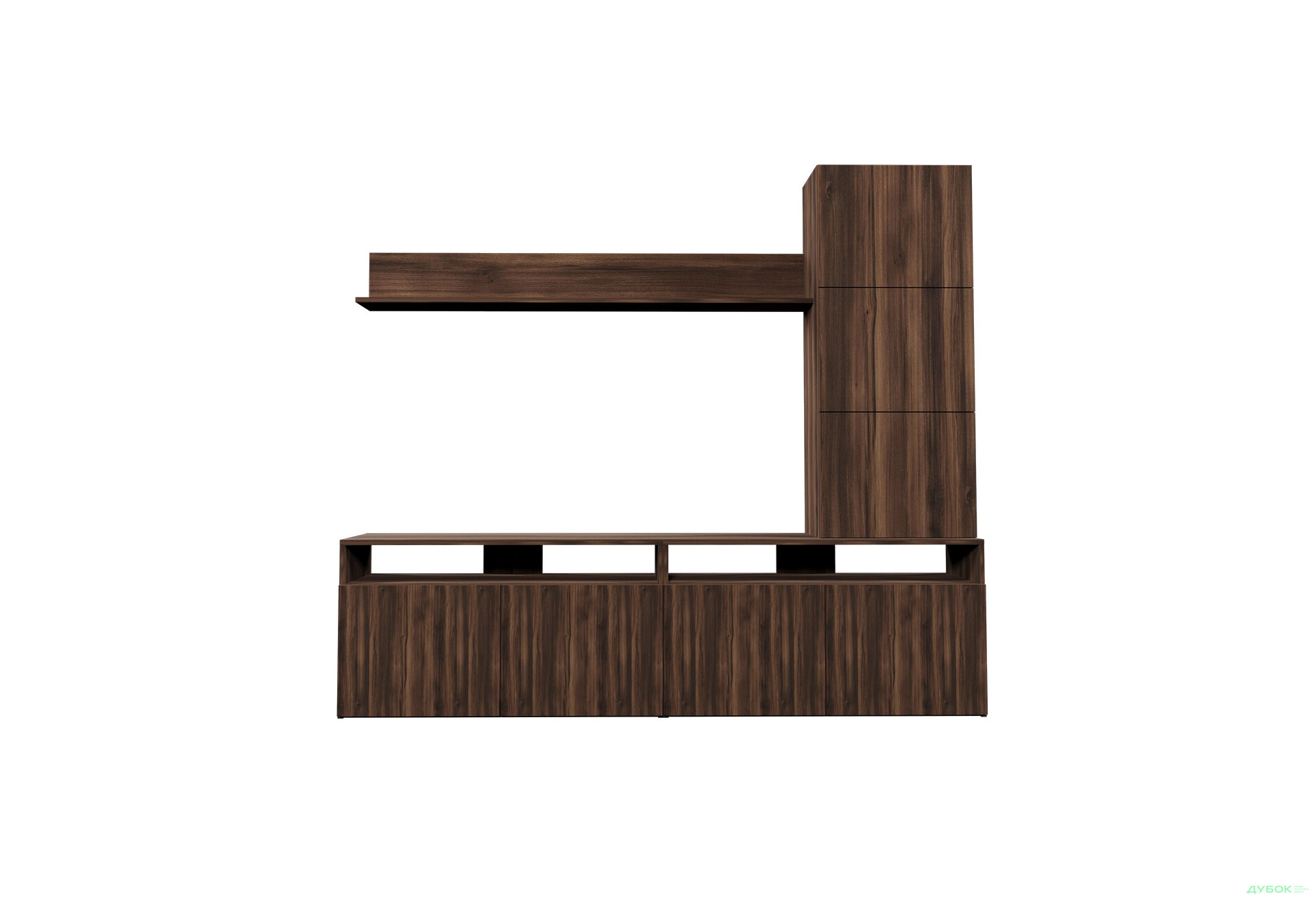 Изображение 3 - Гостиная Viant ВТ-3 с надставкой и полками 180 см, ристретто