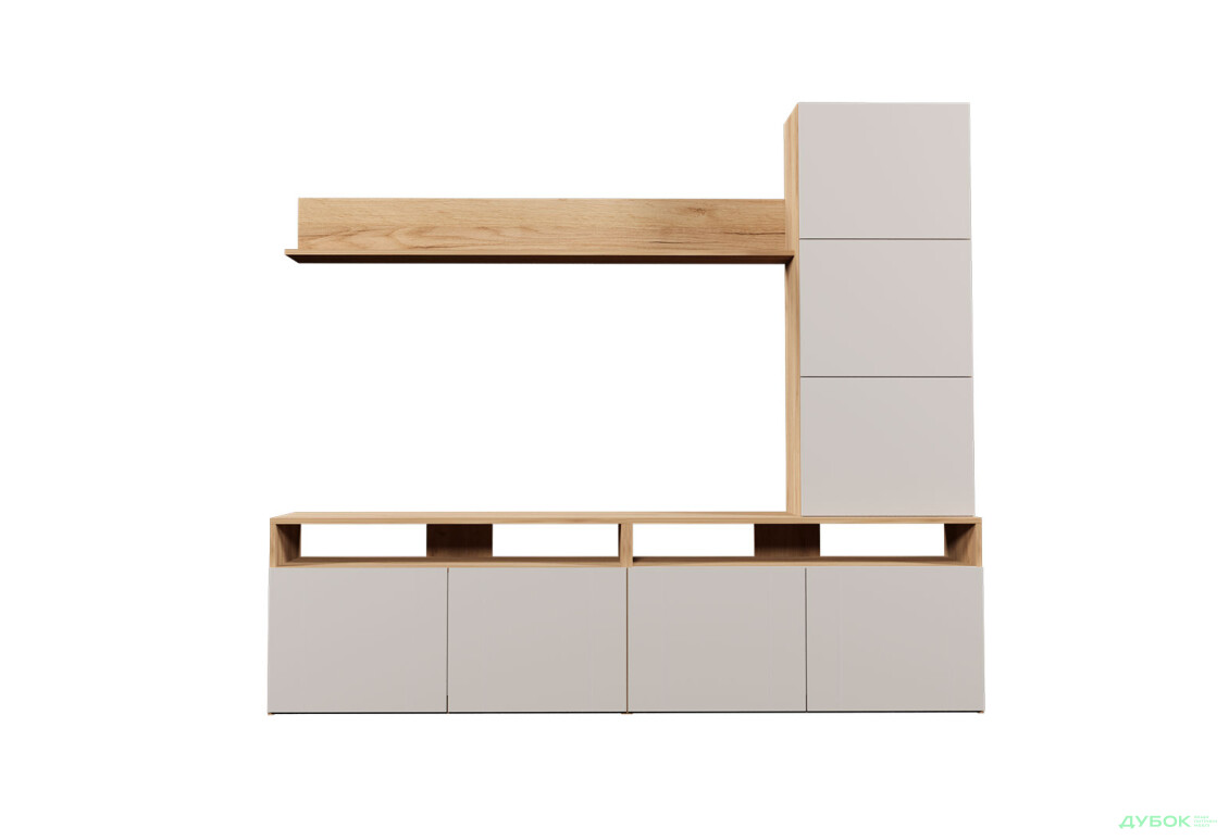 Изображение 3 - Гостиная Viant ВТ-3 с надставкой и полками 180 см, дуб тахо / кашемир