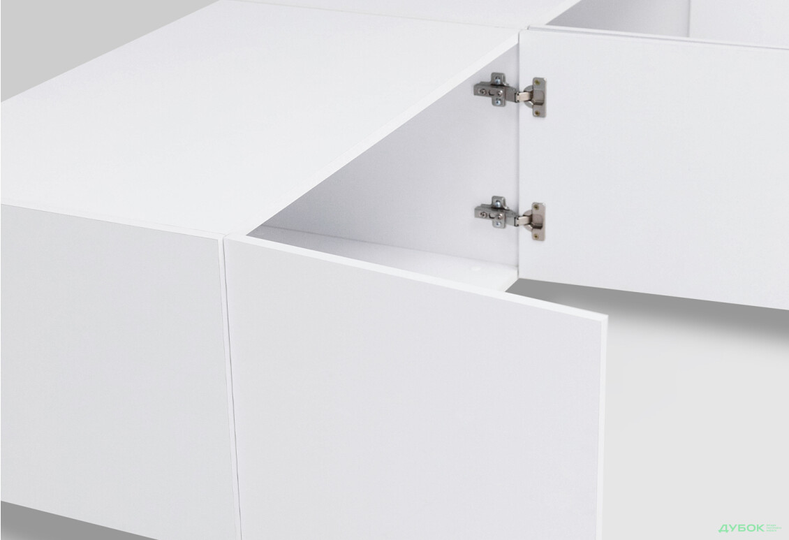 Изображение 5 - Антресоль МироМарк Мила 3-дверная 134.4 см, белый глянец