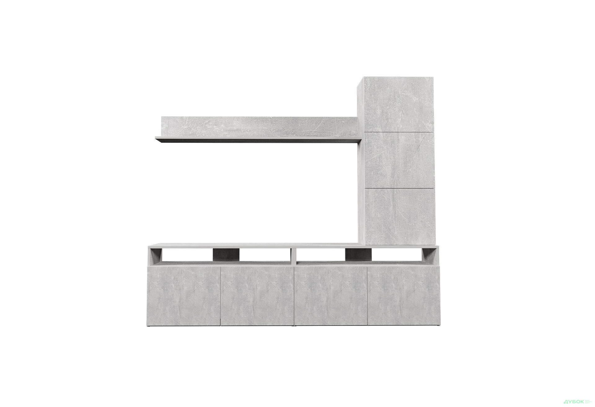 Изображение 3 - Гостиная Viant ВТ-3 с надставкой и полками 200 см, индастриал