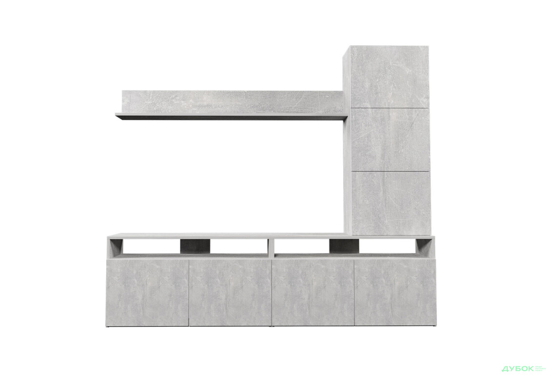 Изображение 3 - Гостиная Viant ВТ-3 с надставкой и полками 200 см, индастриал