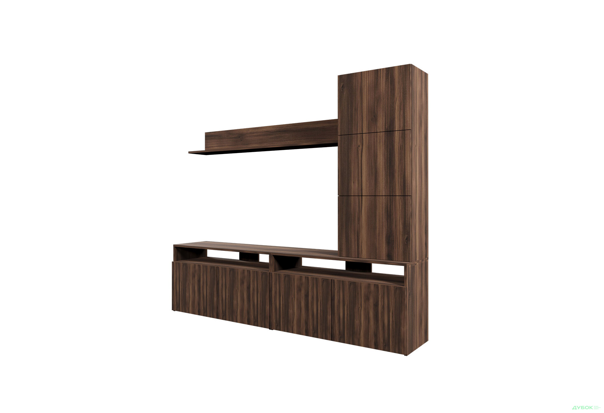 Изображение 2 - Гостиная Viant ВТ-3 с надставкой и полками 200 см, ристретто