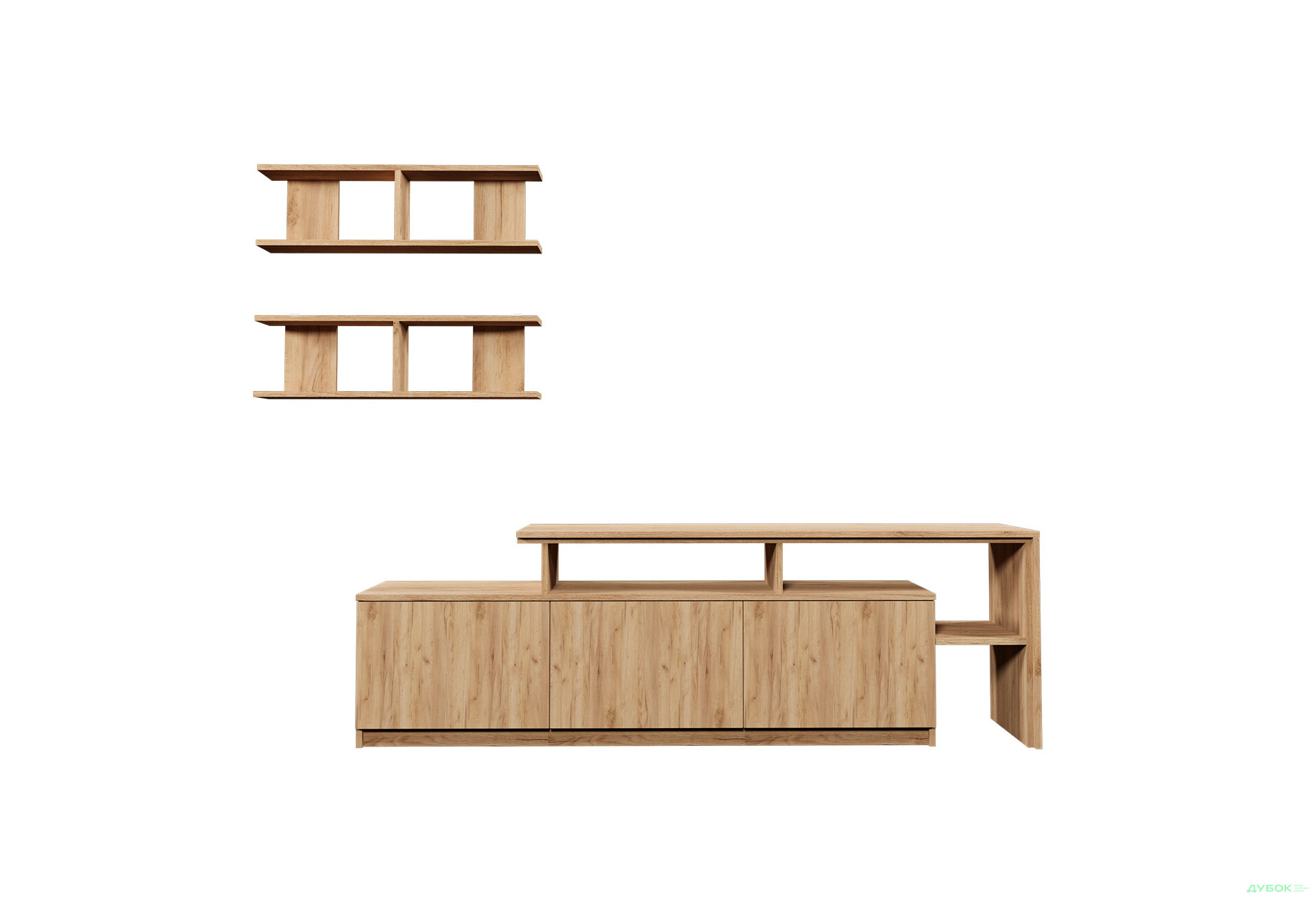 Изображение 3 - Гостиная Viant ВТ-5 с полками, тумба 160 см, дуб тахо