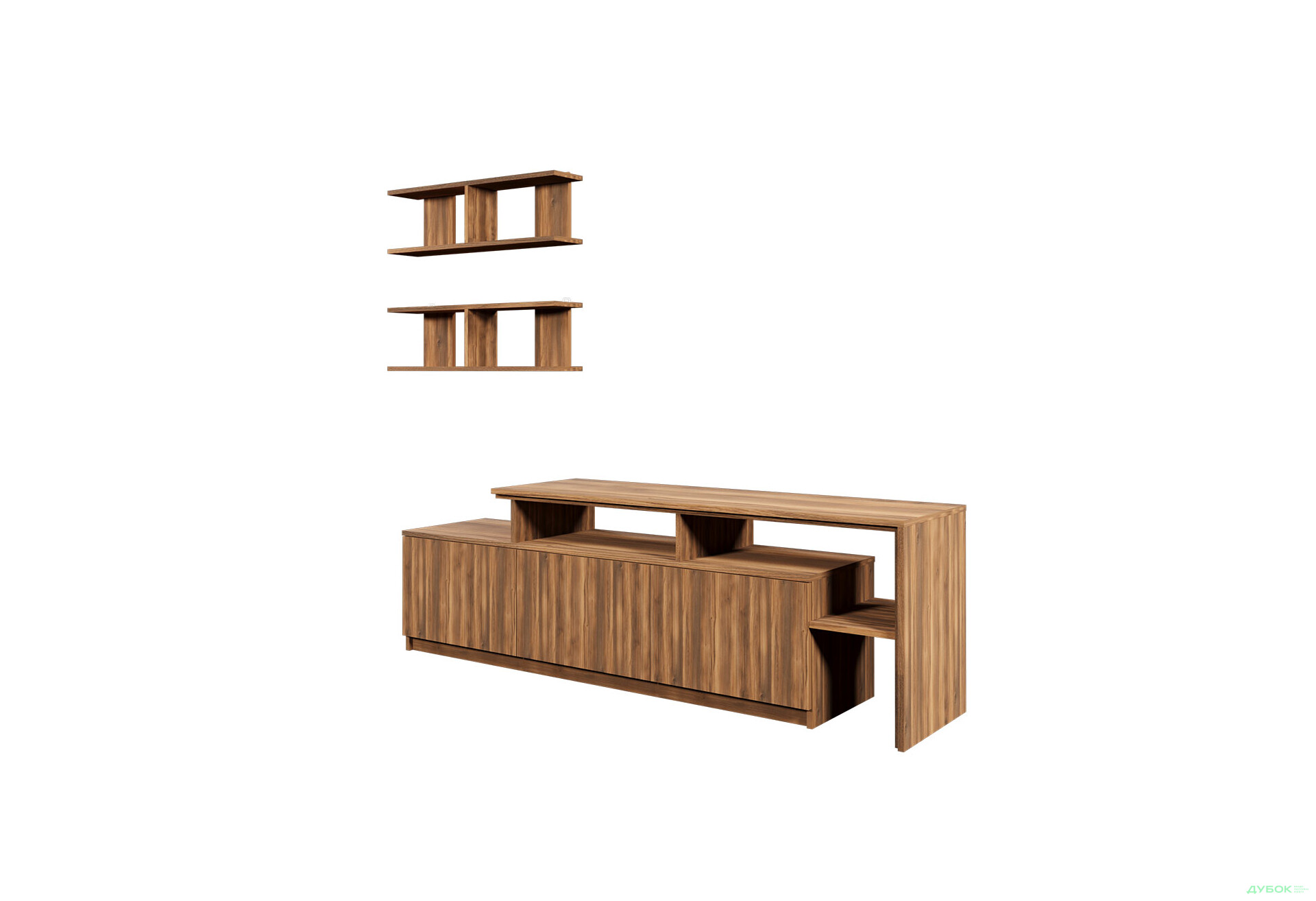 Изображение 3 - Гостиная Viant ВТ-5 с полками, тумба 180 см, янтарь