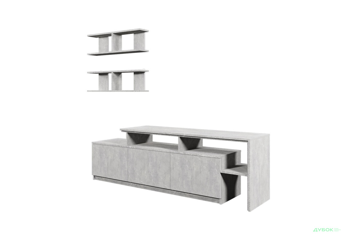 Изображение 3 - Гостиная Viant ВТ-5 с полками, тумба 180 см, индастриал