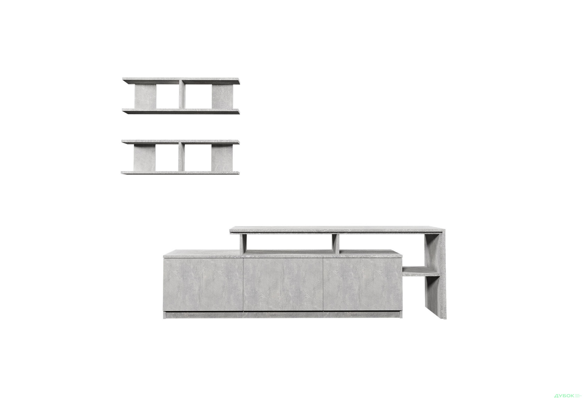 Изображение 2 - Гостиная Viant ВТ-5 с полками, тумба 180 см, индастриал