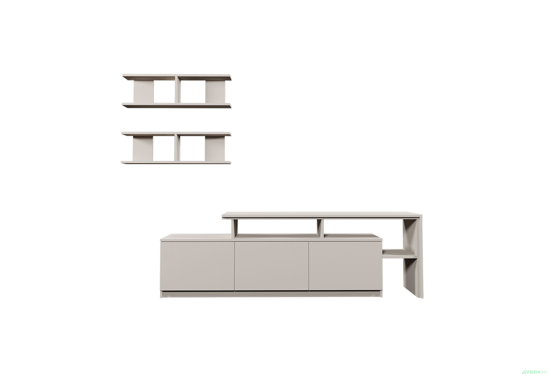 Изображение 2 - Гостиная Viant ВТ-5 с полками, тумба 180 см, кашемир