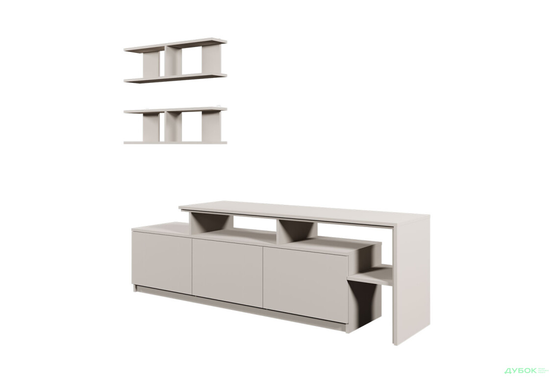 Изображение 3 - Гостиная Viant ВТ-5 с полками, тумба 180 см, кашемир