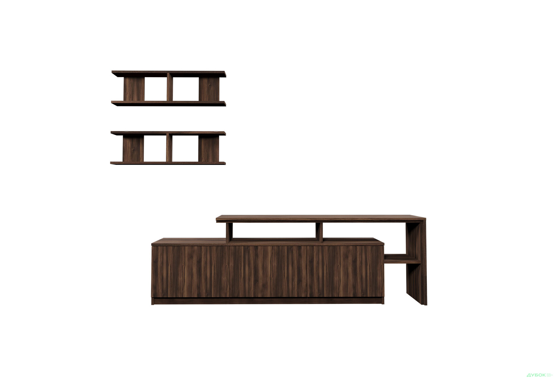 Изображение 2 - Гостиная Viant ВТ-5 с полками, тумба 180 см, ристретто