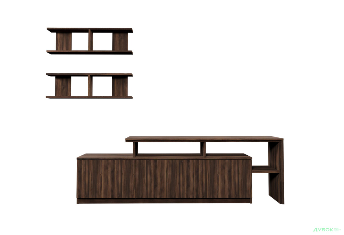 Изображение 2 - Гостиная Viant ВТ-5 с полками, тумба 180 см, ристретто