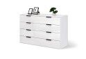 Зображення 2 - Комод MiroMark Міла з 4 шухлядами 70 см білий глянець