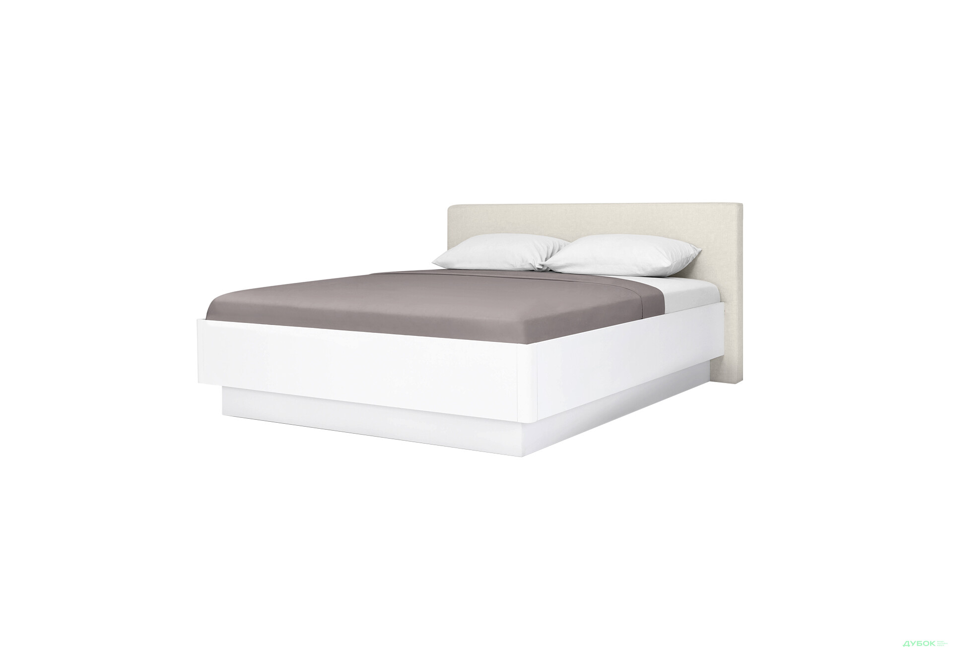 Изображение 1 - Кровать-подиум МироМарк Мила 160x200 подъёмная с каркасом, глянец белый