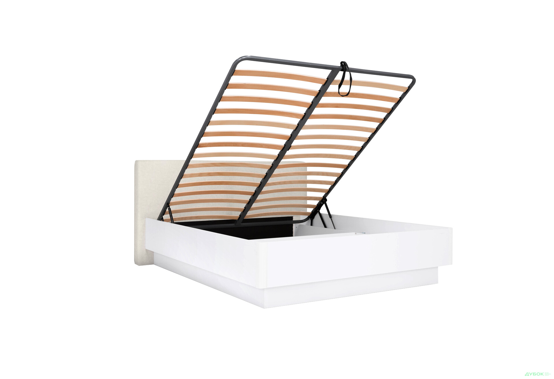 Изображение 2 - Кровать-подиум МироМарк Мила 160x200 подъёмная с каркасом, глянец белый