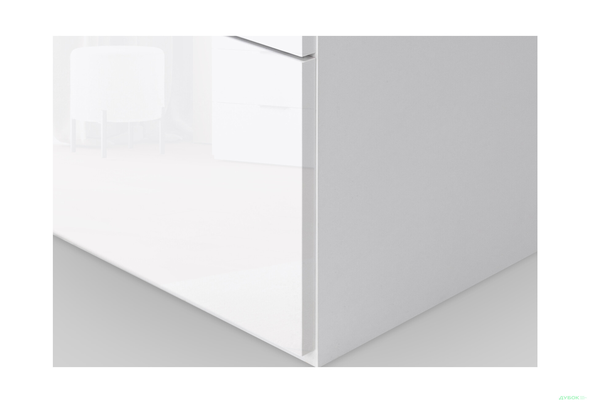 Изображение 5 - Шкаф МироМарк Мила 2-дверный с ящиками 89,6 см белый глянец