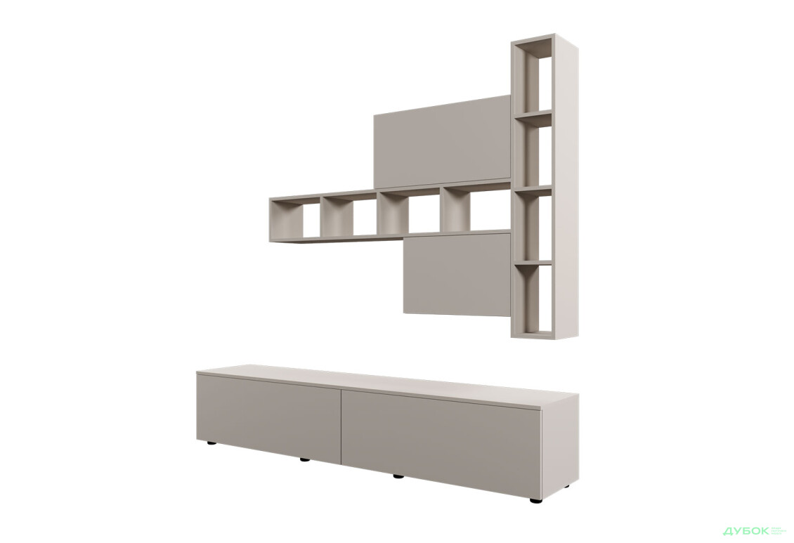 Изображение 2 - Гостиная Viant ВТ-6 с полками, тумба 180 см, кашемир
