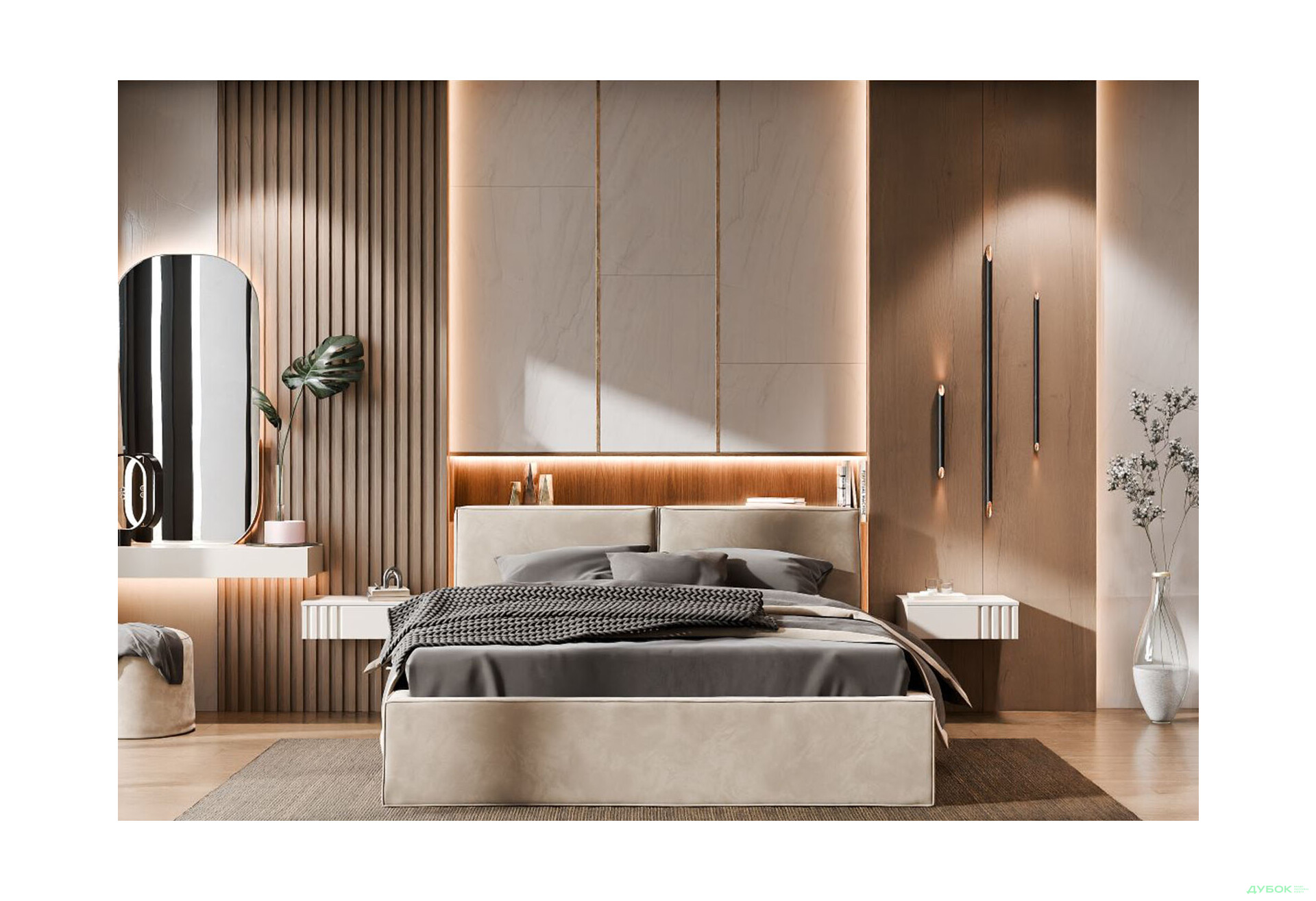 Зображення 3 - Ліжко-подіум Світ Меблів Ванесса 4, 160х200 см без механізму