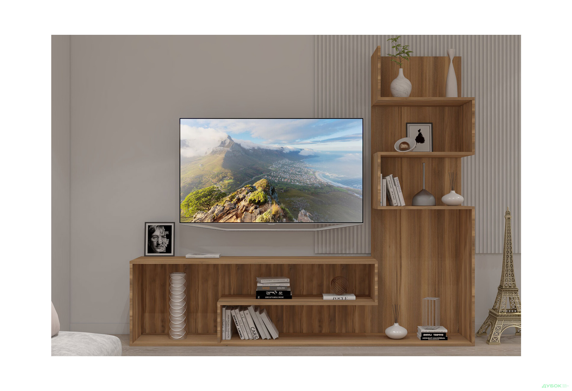 Изображение 1 - Гостиная Viant ВТ-7 со стелажом 180 см, янтарь