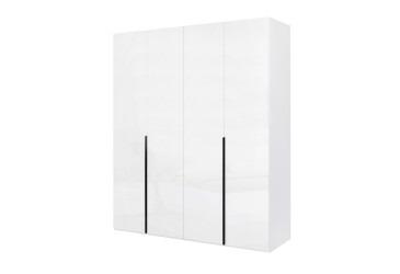 Шафа MiroMark Міла 4-дверна 179,2 см білий глянець