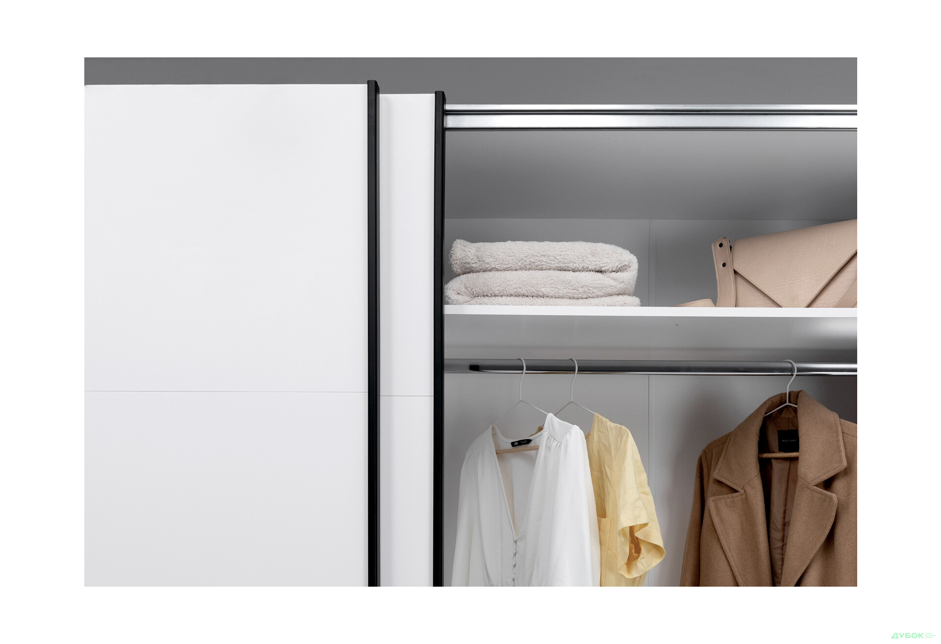 Изображение 3 - Шкаф-купе МироМарк Мила 2-дверный 1,5х2,1м белый глянец