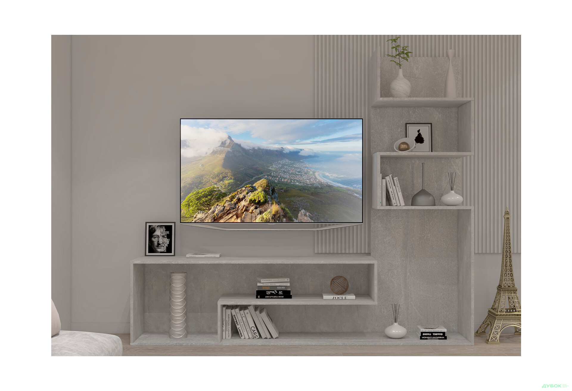 Изображение 1 - Гостиная Viant ВТ-7 со стелажом 180 см, индастриал