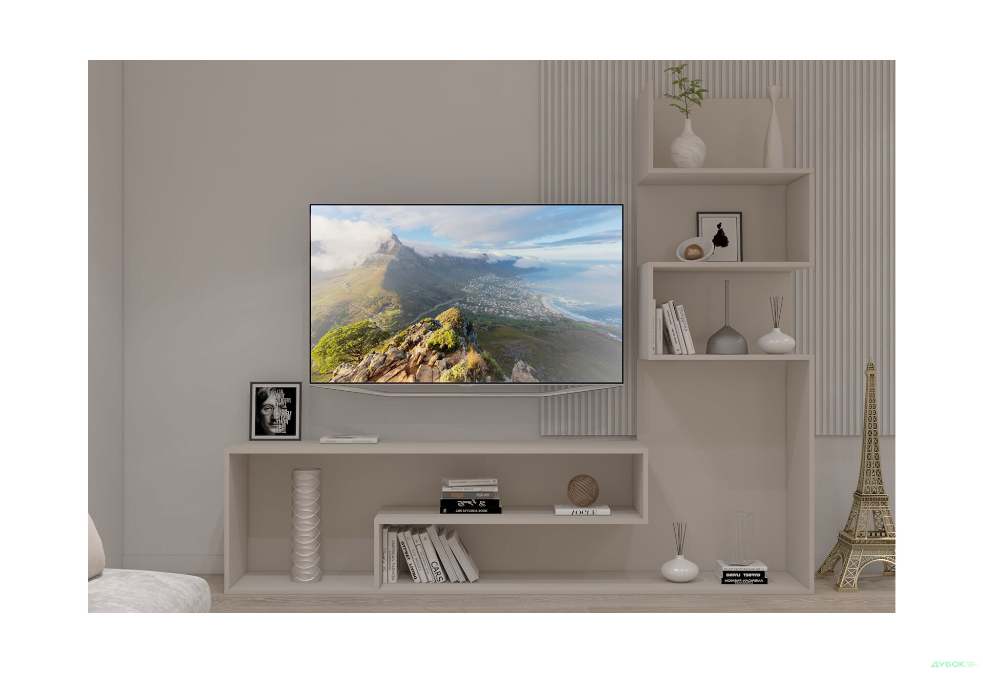 Изображение 1 - Гостиная Viant ВТ-7 со стелажом 180 см, кашемир